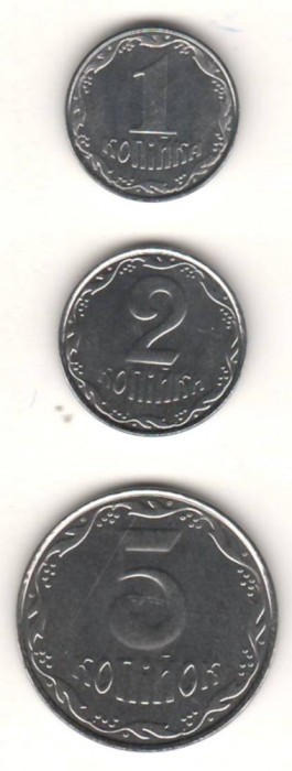 SV * Ucraina LOT 1 -2 -5 -10 -25 -50 KOPIIOK / COPEICI 2008 - 2009 - 2010 * UNC