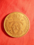 Moneda 2 Koroane 1925 Danemarca ,bronz ,cal.F.Buna