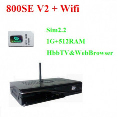 Dreambox 800SE v2 Wi-Fi Sim2.2 DVB-S2 Receiver 512MB RAM/1G Nou 2014 Garantie 12 luni foto