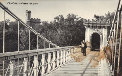 Carte postala CP DJ002 Craiova - Vedere din parc RPR - circulata 1961 foto