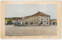 Orastie (Szaszvaros,Alba),Cazarma Regimentului 64,circulata la Caransebes in 1914 foto