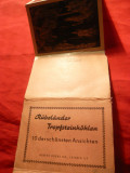 Carnetel cu 10 Fotografii - Pesterile din Rubenlander Germania ,format mic