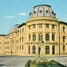 Carte postala CP DJ003 Craiova - Liceul Nicolae Balcescu - circulata 1963