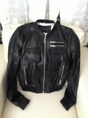 Geaca piele dama DSQUARED2 , ORIGINALA 100%, mar. 42( M), super pret !! foto