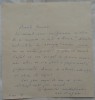 Scrisoare olografa a scriitorului Geo Bogza, datata 1967