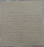 Scrisoare olografa a scriitorului Geo Bogza, datata 1967