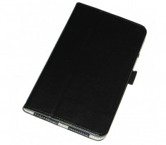 Husa tableta LG G PAD, 8.3 inch, V500, neagra, piele ecologica, toate porturile accesibile, suport stylus, foto