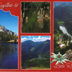 Carte Postala HG017 Lacul Rosu si Cheile Bicazului