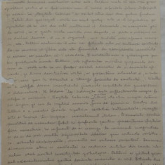 Manuscris Ovidiu S. Crohmalniceanu ; Federico Fellini , 4 pagini olografe