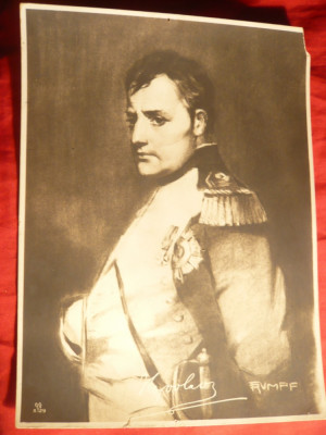 Fotografie dupa tablou - Napoleon , dim. 14,8 x 19 cm foto