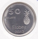 Bnk mnd Elobey Island 50 ekuele 2013 unc , fauna, Africa