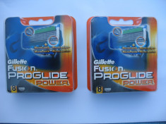 Rezerva aparat Gillette Fusion Proglide Power SET 8 Originale Sigilate la blister 100 lei foto