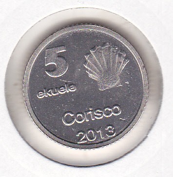 bnk mnd Corisco Island 5 ekuele 2013 unc