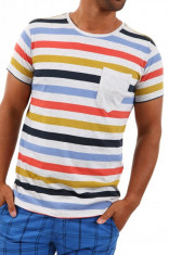 Tricou barbati Shine Multicolor 2-40163 foto