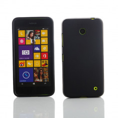 HUSA NOKIA LUMIA 630 LUMIA 635 NEAGRA ANTIAMPRENTA MATA SILICON TPU Asigura protectie impotriva zgarieturilor Ai acces la toate functiile telefonului foto