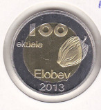 Bnk mnd Elobey Island 100 ekuele 2013 unc , fauna , bimetal, Africa