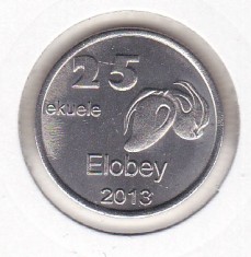 bnk mnd Elobey Island 25 ekuele 2013 unc , fauna