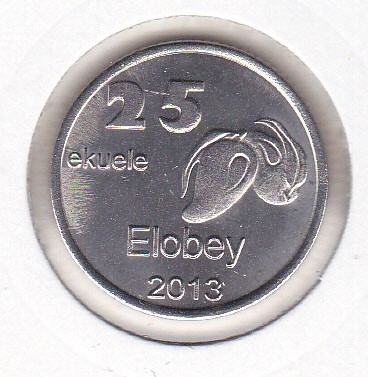 bnk mnd Elobey Island 25 ekuele 2013 unc , fauna