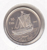 Bnk mnd Tromelin Islands 10 franci 2013 , unc , corabie, Africa