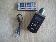 Car Kit MP3 Modulator Player FM Transmitter SD/MMC/USB Modulator fm MP3 AUTO mod fm Car MP3 player cu modulator FM Emitator radio. LIVRARE IMEDIATA! foto