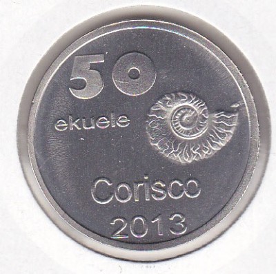 bnk mnd Corisco Island 50 ekuele 2013 unc foto