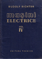 Masini electrice vol IV Rudolf Richter Masini asincrone foto