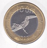 Bnk mnd Katanga 100 franci 2013 unc , fauna , bimetal, Africa