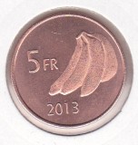 Bnk mnd Katanga 5 franci 2013 unc, Africa