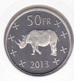Bnk mnd Katanga 50 franci 2013 unc , fauna, Africa