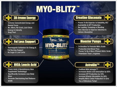 Ronnie Coleman Signature Series Myo-Blitz XS - Pre-workout pudra 30 de serviri foto