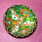 Farfurie ceramica - bol - handmade - lucrata manual - pictata - diam 8 cm, h 3.5cm - TURCIA - 2+1 gratis toate produsele la pret fix - RBK6036