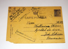 Carte postala / ilustrata - stampila cenzura Craiova - circulata 1944- 2+1 gratis toate produsele la pret fix - RBK5355 foto