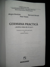 JURGEN BOELCKE PAUL THIELE, Germana practica , pentru viata de zi cu zi, 2002 foto