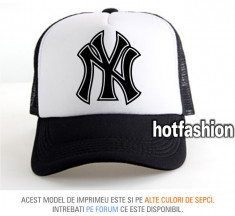 SAPCA, SEPCI TRUCKER, cu plasa, snapback - NEW YORK - unisex, Top Street - e x c l u s i v ! foto