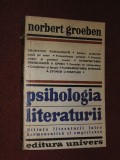 Psihologia literaturii - Norbert Groeben