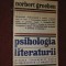 Psihologia literaturii - Norbert Groeben