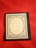Serie 150 Ani Fr. Schiller 1955 RFG , 1 val.