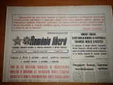 Ziarul romania libera 24 noiembrie 1984 - congresul al 13 -lea al PCR