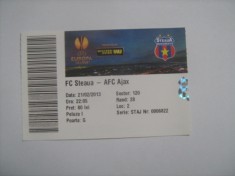 Steaua Bucuresti-AFC Ajax Amsterdam (21 februarie 2013) foto