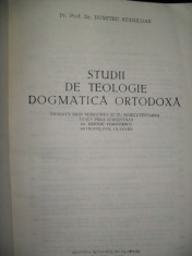 Dumitru Staniloae , Studii de teologie dogmatica ortodoxa, 1991 foto