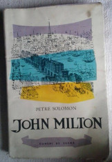 PETRE SOLOMON - JOHN MILTON foto