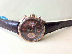 TAG GRAND CARRERA CALIBRE 17 GOLD, VALJOUX 7750 SWISS MACHINE AUTOMATIC, 1:1 CU ORIGINALUL !!! foto