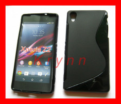 GC256a - Husa gel TPU - Sony Xperia Z2 - Sline, elastica, neagra, BONUS: FOLIE DE PROTECTIE! - TRANSPORTUL ESTE 2 LEI IN CAZUL PLATII IN AVANS! foto