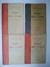 Lot 4 nr. REVISTA DE FIZICA SI CHIMIE , anii &amp;#039;70 foto