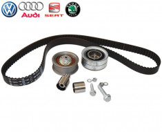 Kit distributie Skoda Octavia 1, Vw Bora Golf 4, Seat Leon, 1.9 TDI , Original VAG 038198119E foto