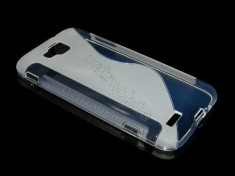 HUSA SAMSUNG ATIV S I8750 SILICON ALB TRANSPARENT foto