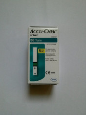 Teste glicemie (bandelete) aparat ACCU-CHEK ACTIVE foto