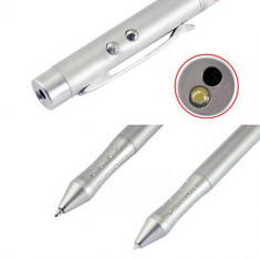 pix Laser pointer 4 in 1 laser pointer pix cu laser 4 in 1stylus pen raza rosie laser led pix laser 4 in 1 Laser Pointer LED Light.LIVRARE IMEDIATA! foto