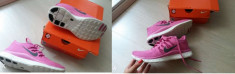 Adidasi dama Nike Free Run Flex + 5.0 pentru fitness sala aerobit la moda pe bloguri roz 38.5 foto
