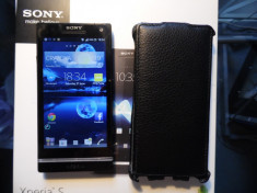 Sony Xperia S - stare impecabila + husa de piele foto